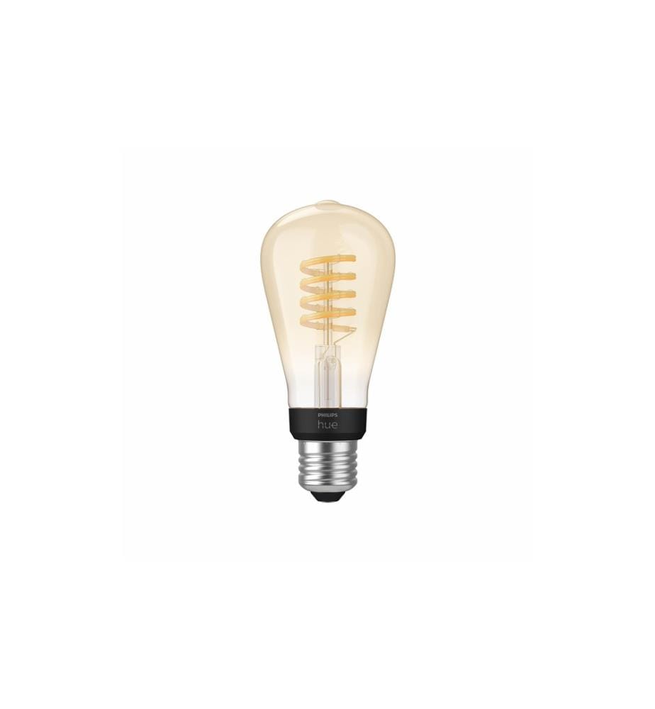 PHILIPS HUE - White Ambiance E27 pack individuel Edison ST64 filament 550 lm