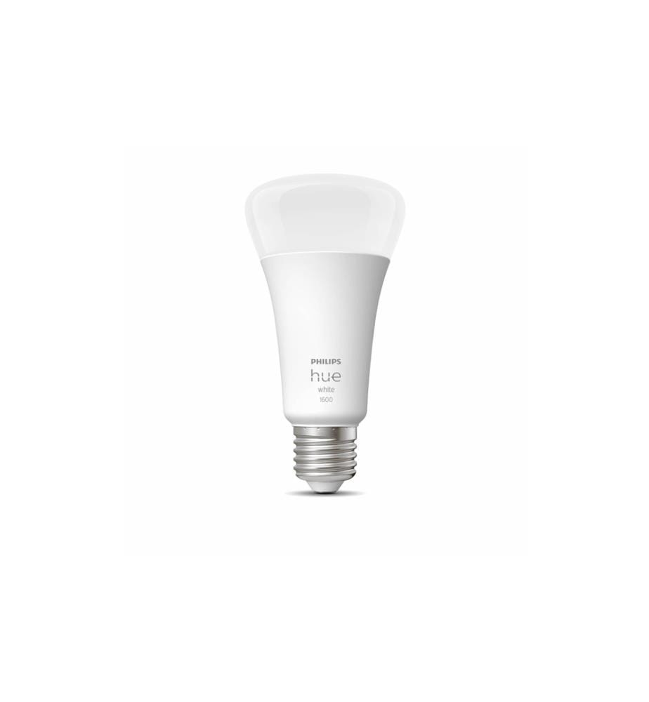 PHILIPS HUE - Ampoule White E27 pack individuel 1600 lm