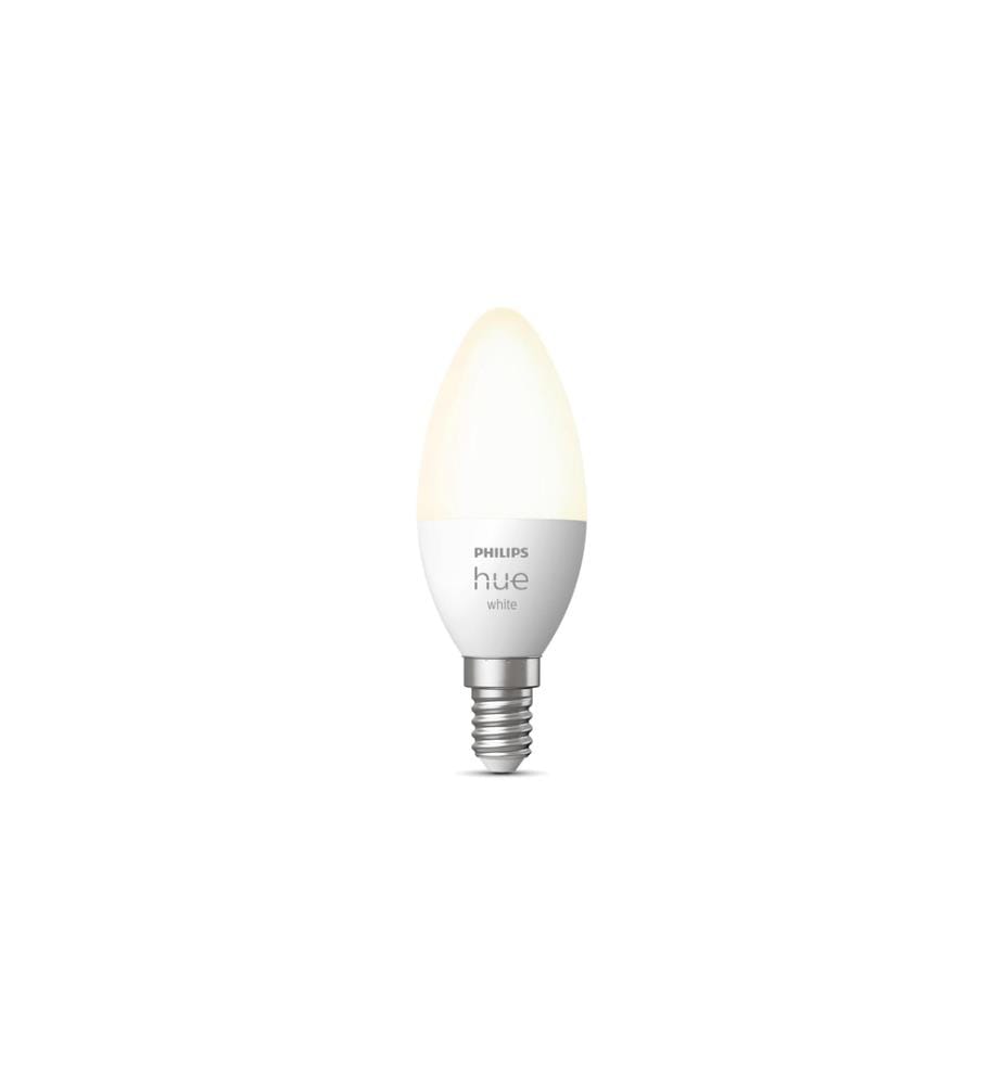PHILIPS HUE - Ampoule White E14 Bougie à l'unité 470 lm