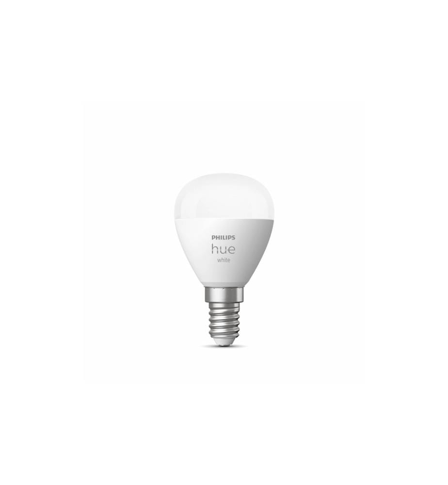 PHILIPS HUE - Ampoule White E14 Lustre pack individuel 470 lm