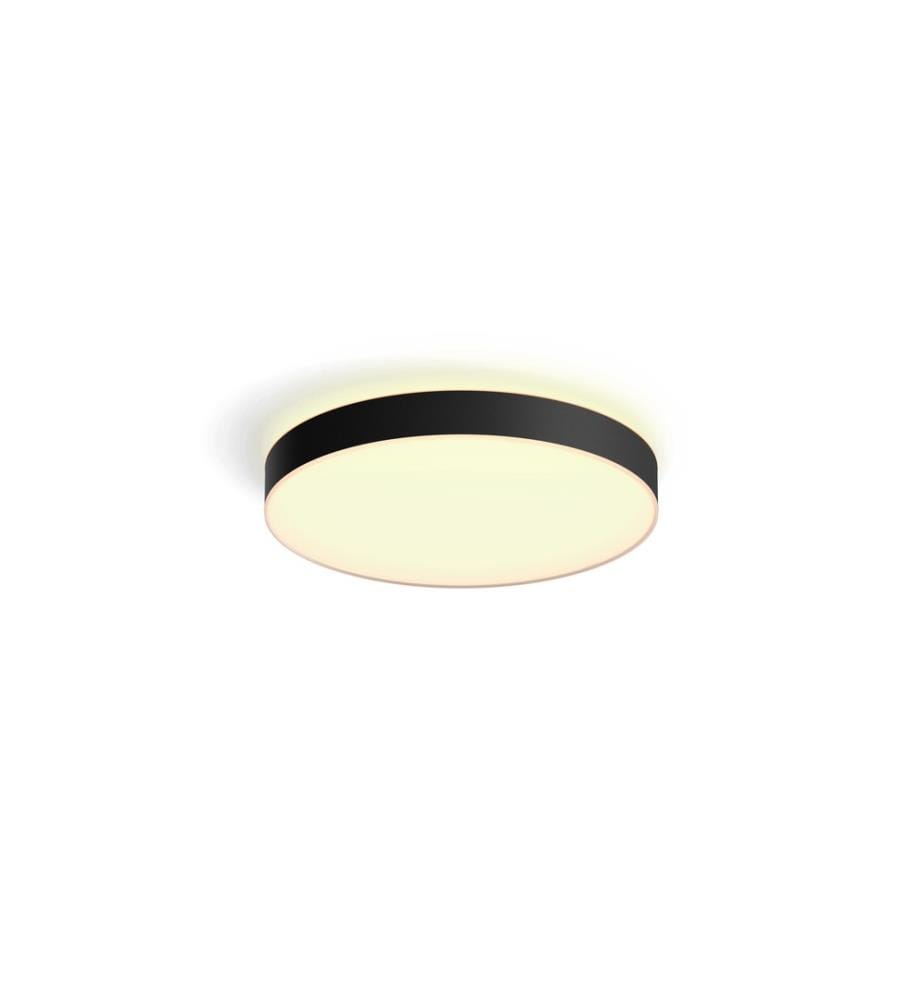 PHILIPS HUE - White Amb. Enrave plafonnier XL noir 6500 lm + dimmer