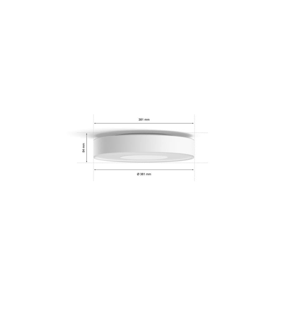 PHILIPS HUE - White & Col. Amb. plafonnier Xamento M blanc 2100 lm