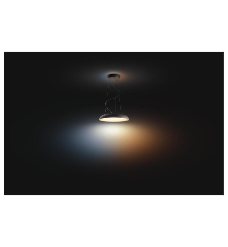 PHILIPS HUE - White Amb. Amaze suspension noir 2750 lm + dimmer