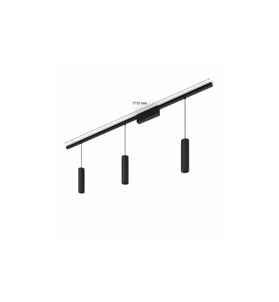 PHILIPS HUE - Perifo Basis-Set 3er Lampe à suspendre noire