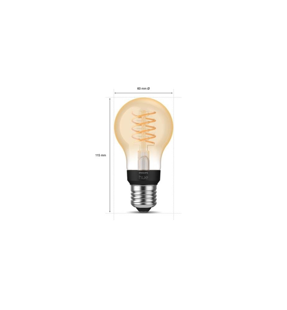 PHILIPS HUE - Ampoule White E27 Pack individuel filament 550 lm