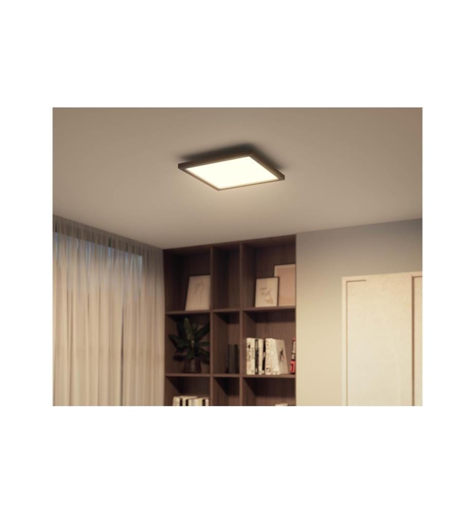 PHILIPS HUE - Lampe suspendue Ambiance blanche Aurelle 30 x 30 cm Noir