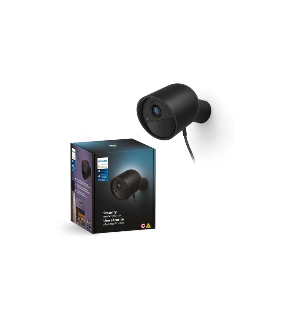 PHILIPS HUE - Caméra filaire Secure noire
