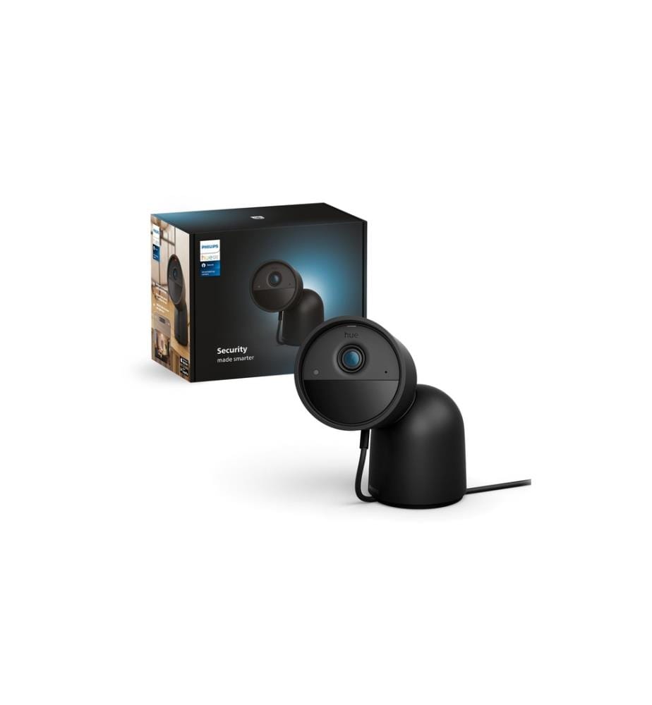 PHILIPS HUE - PHILIPS HUE - Secure Caméra filaire sur pied noire