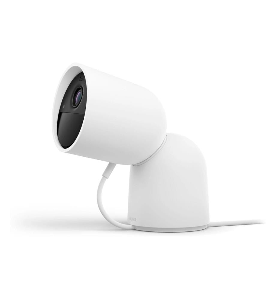 PHILIPS HUE - PHILIPS HUE - Secure caméra filaire avec pied blanc