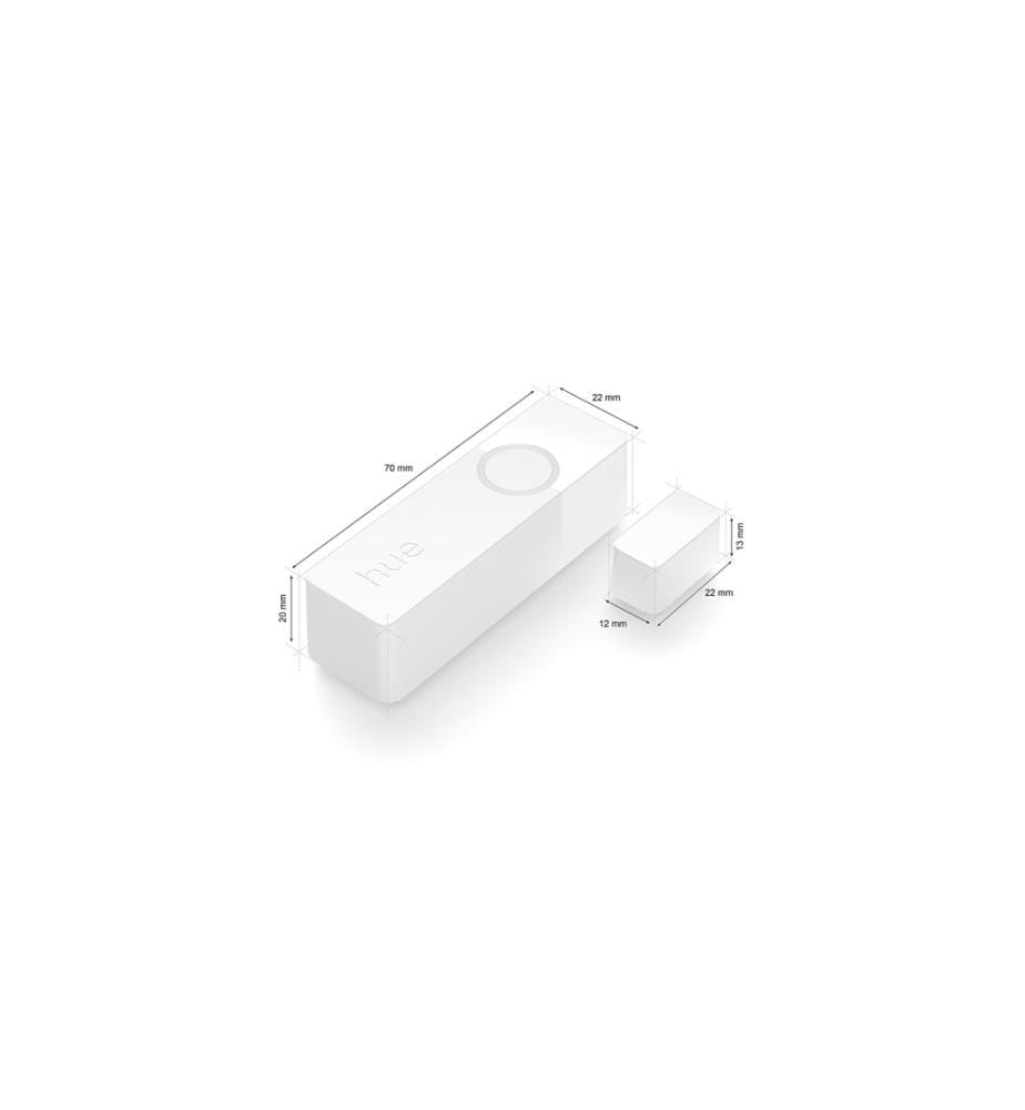 PHILIPS HUE - Secure Kontaktsensor Doppelpack , Weiss