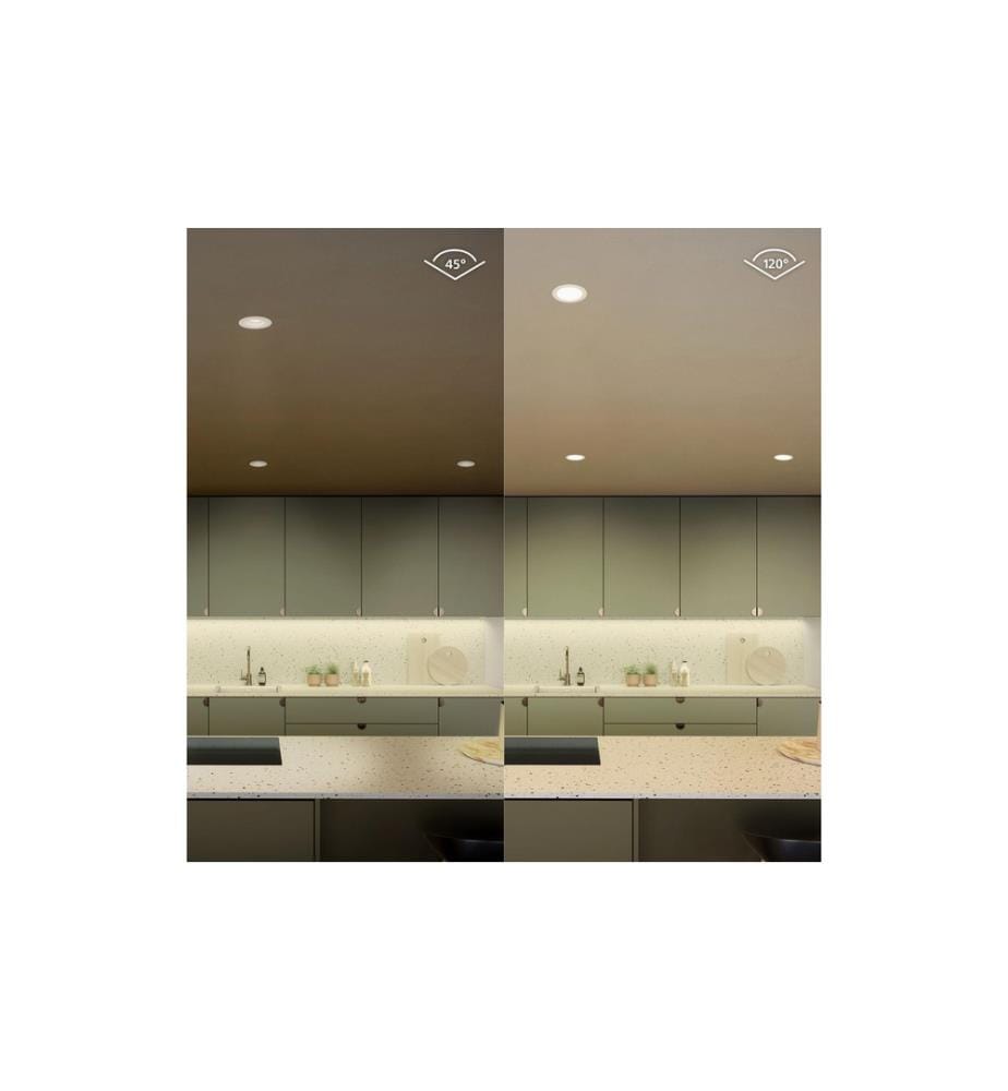 PHILIPS HUE - White & Color Ambiance Slim Recessed 90 mm 3 pièces blanc