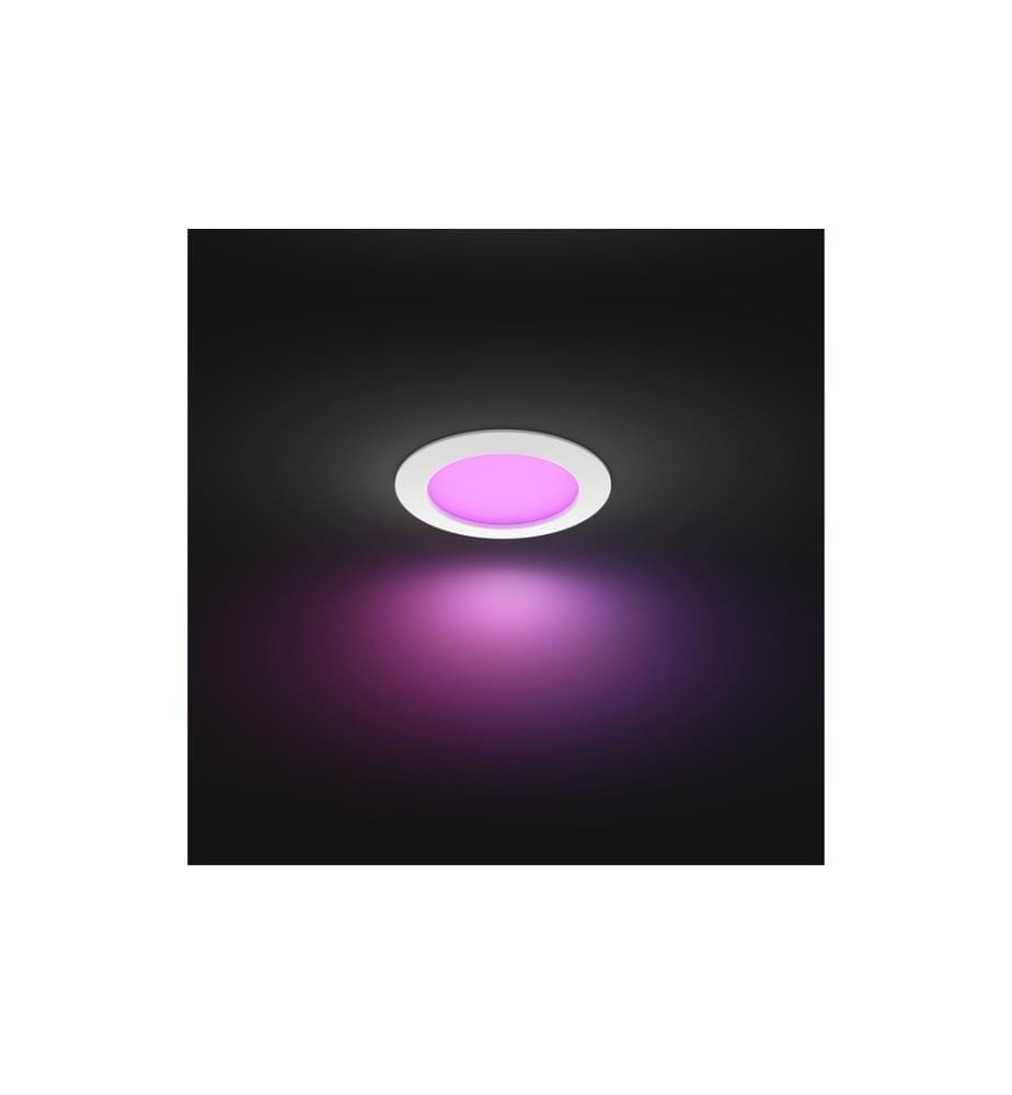 PHILIPS HUE - White & Color Ambiance Slim Recessed 170 mm blanc