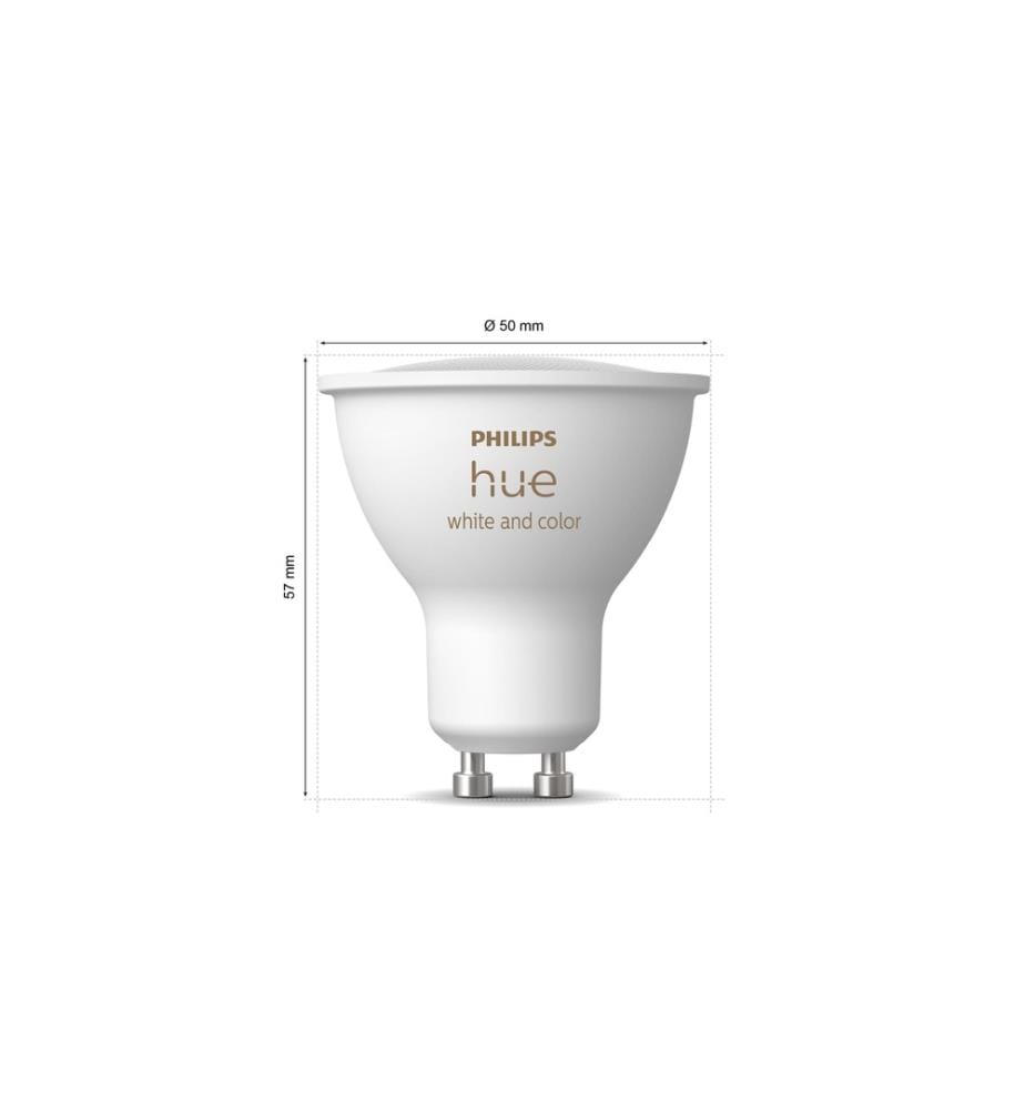 PHILIPS HUE - Ambiance blanche et couleur Pack de trois GU10 3 x 350 lm