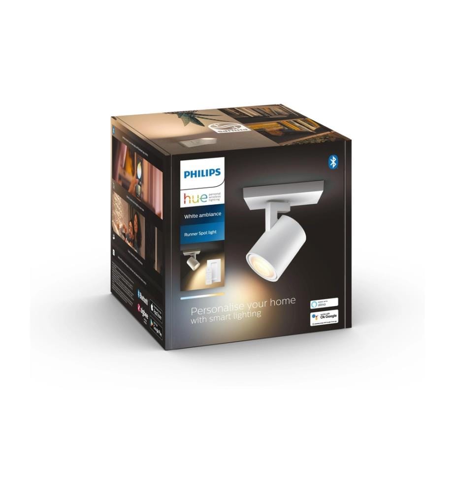 PHILIPS HUE - White Ambiance Runner Spot avec variateur de lumière Blanc