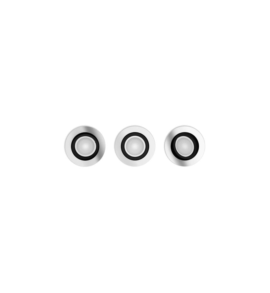 PHILIPS HUE - White & Color Amb. Centura Spot à encastrer, pack de 3 Rond Alu