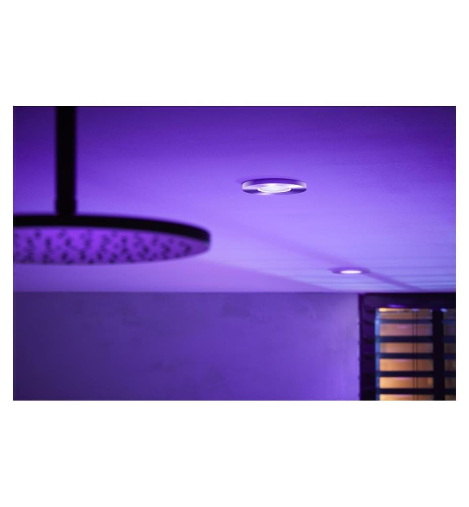 PHILIPS HUE - White & Color Ambiance Xamento Spots encastrés pack de 3 Argent