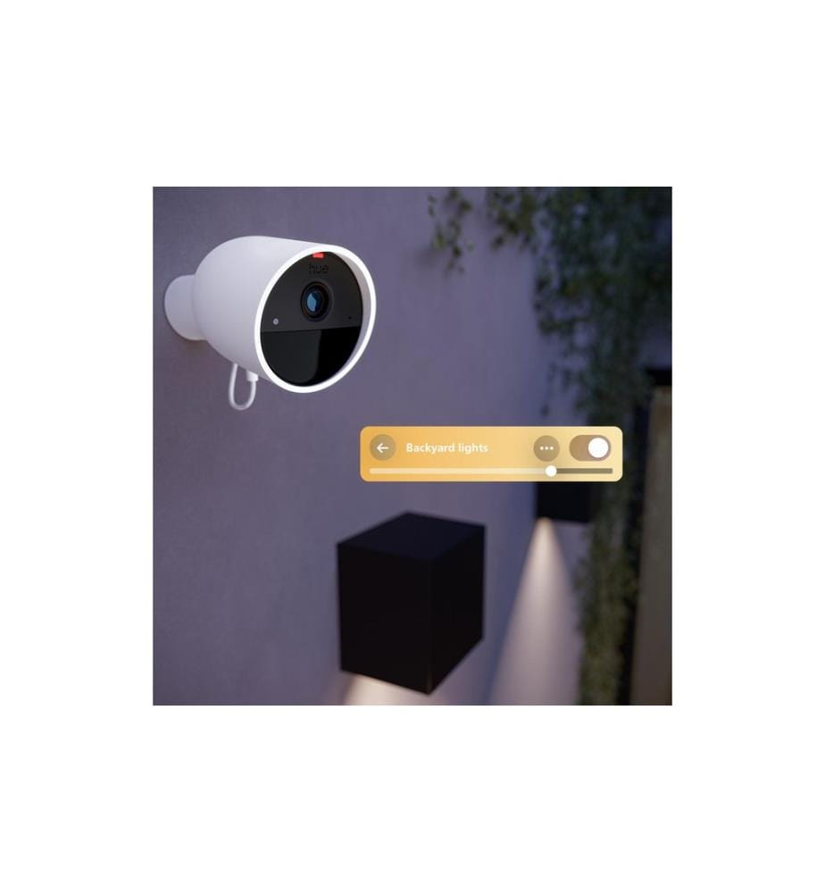 PHILIPS HUE - Caméra filaire Secure blanche