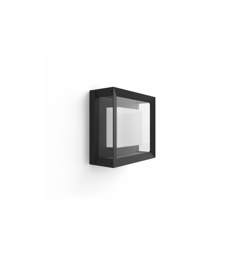 PHILIPS HUE - White & Color Ambiance Econic Outdoor Applique carrée noire