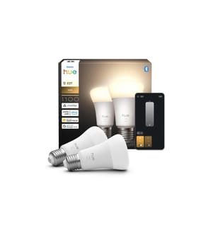 Philips Hue Leuchtmittel White E27 Doppelpack 2 x 1100 lm