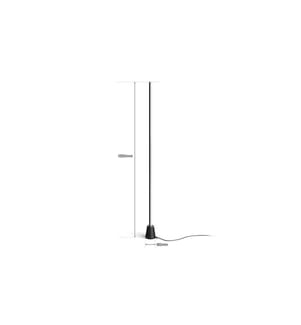 Philips Hue Stehleuchte smart Play Gradient 135 cm Schwarz Kunststoff