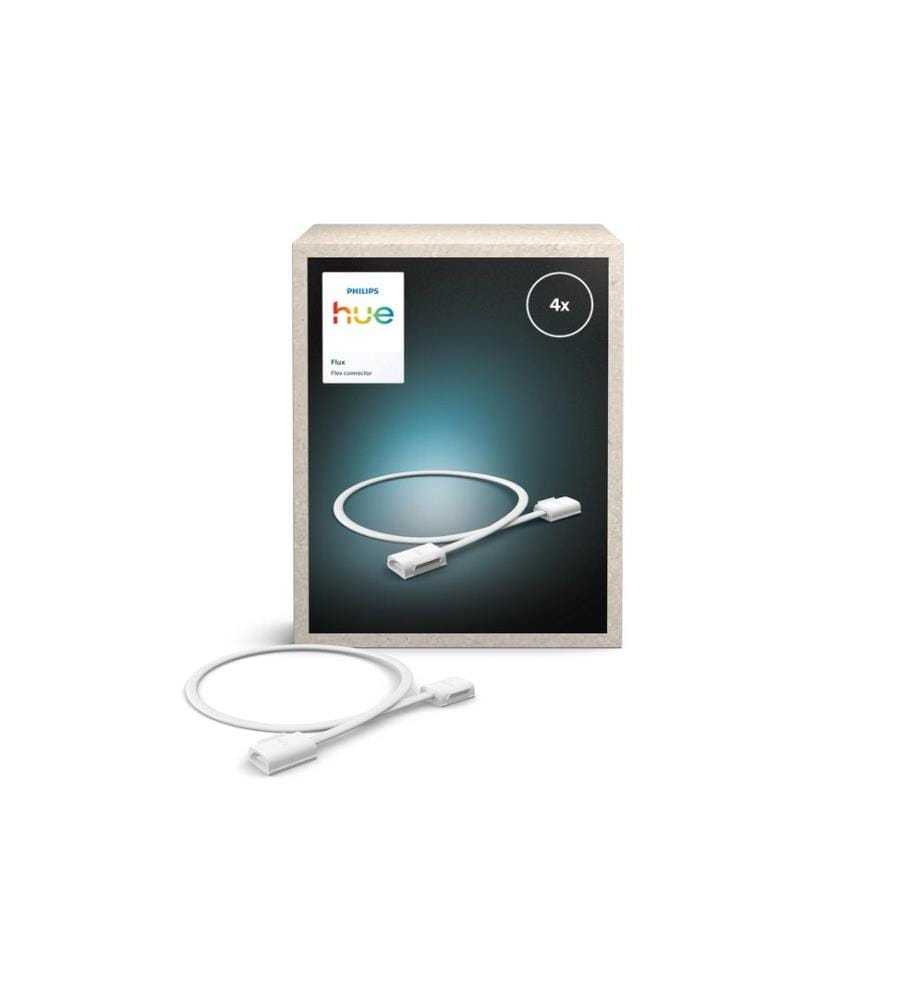 Philips Hue Flux Gradient Lightstrip Flex-Verbinder, Schwarz, 4 Stück