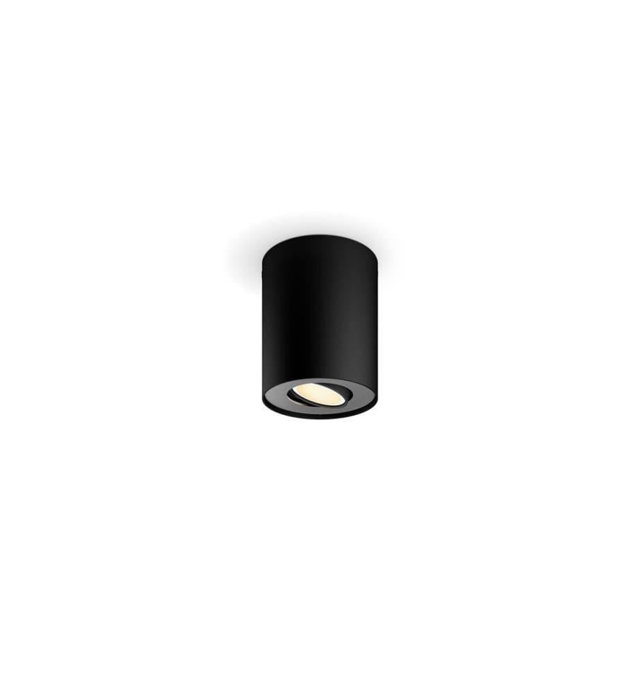 Philips Hue White Ambiance Pillar Spot inkl. Dimmschalter GU10, Schwarz