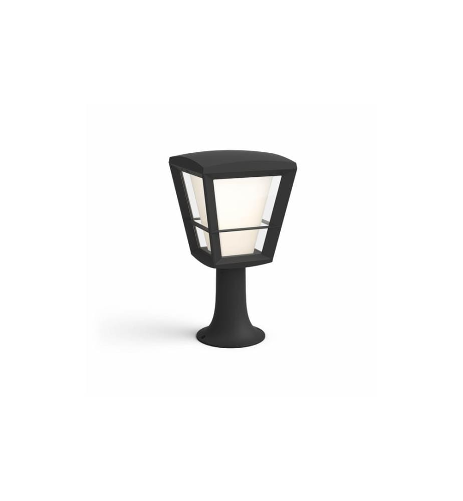 Philips Hue White & Color Ambiance Econic Outdoor Sockelleuchte Schwarz