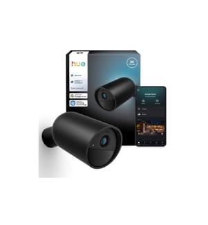Philips Hue Caméra Secure 2k Batterie noire