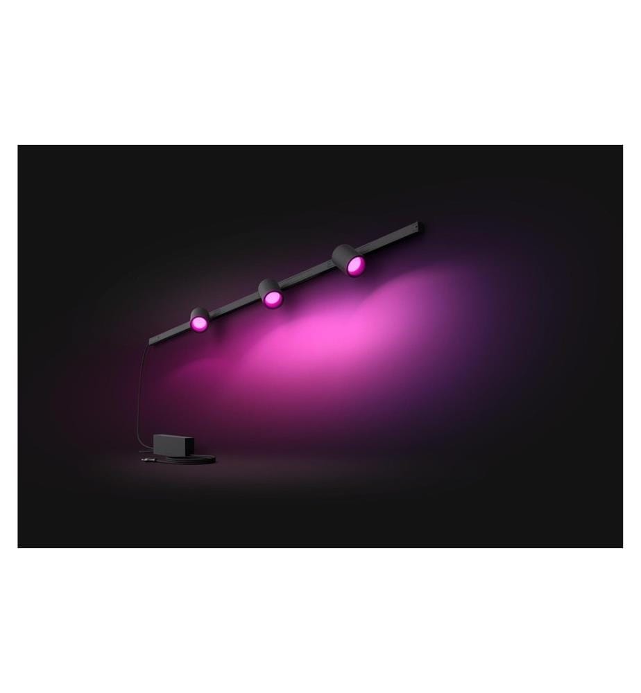 Philips Hue Perifo Basis-Set Wandleuchte 3 Spots Schwarz