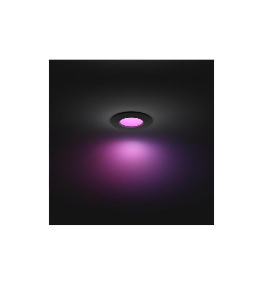 Philips Hue White & Color Ambiance Slim Recessed 90 mm schwarz