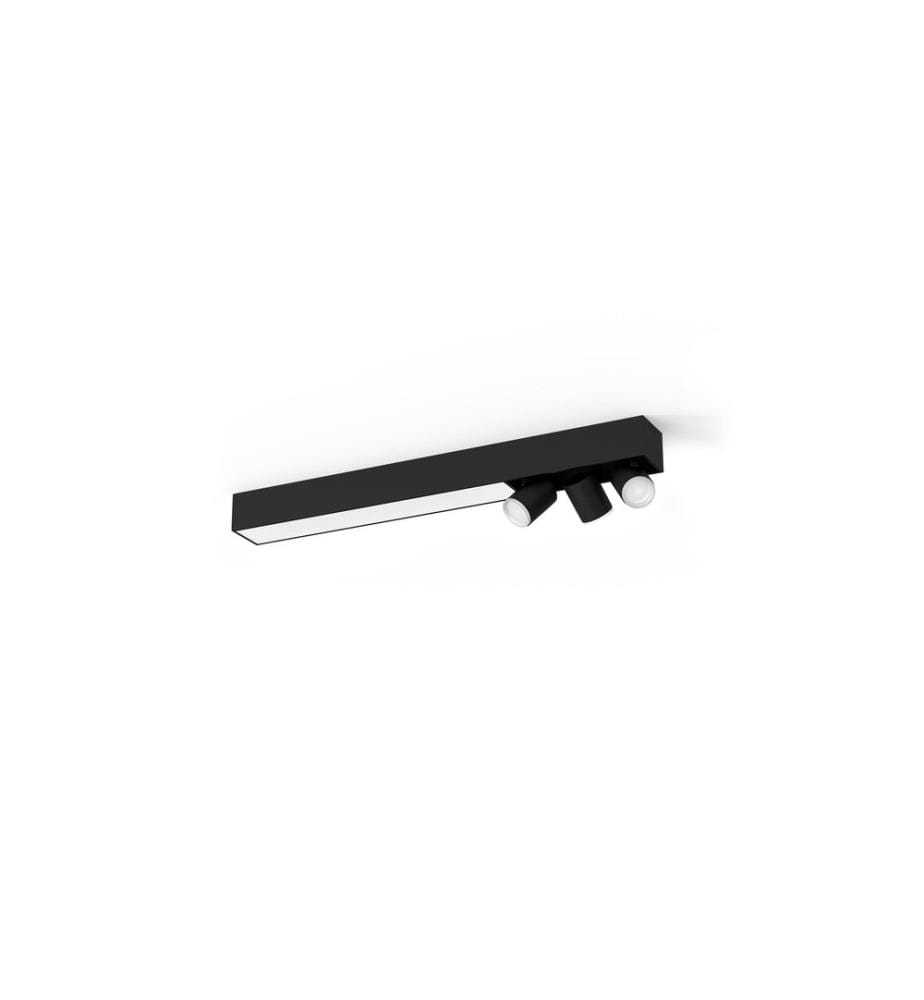 Philips Hue White & Color Ambiance Centris 3-Deckenspot Schwarz
