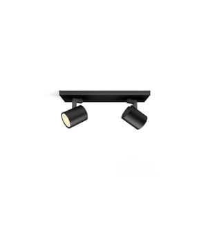 Philips Hue White Ambiance Runner Doppelspot Schwarz