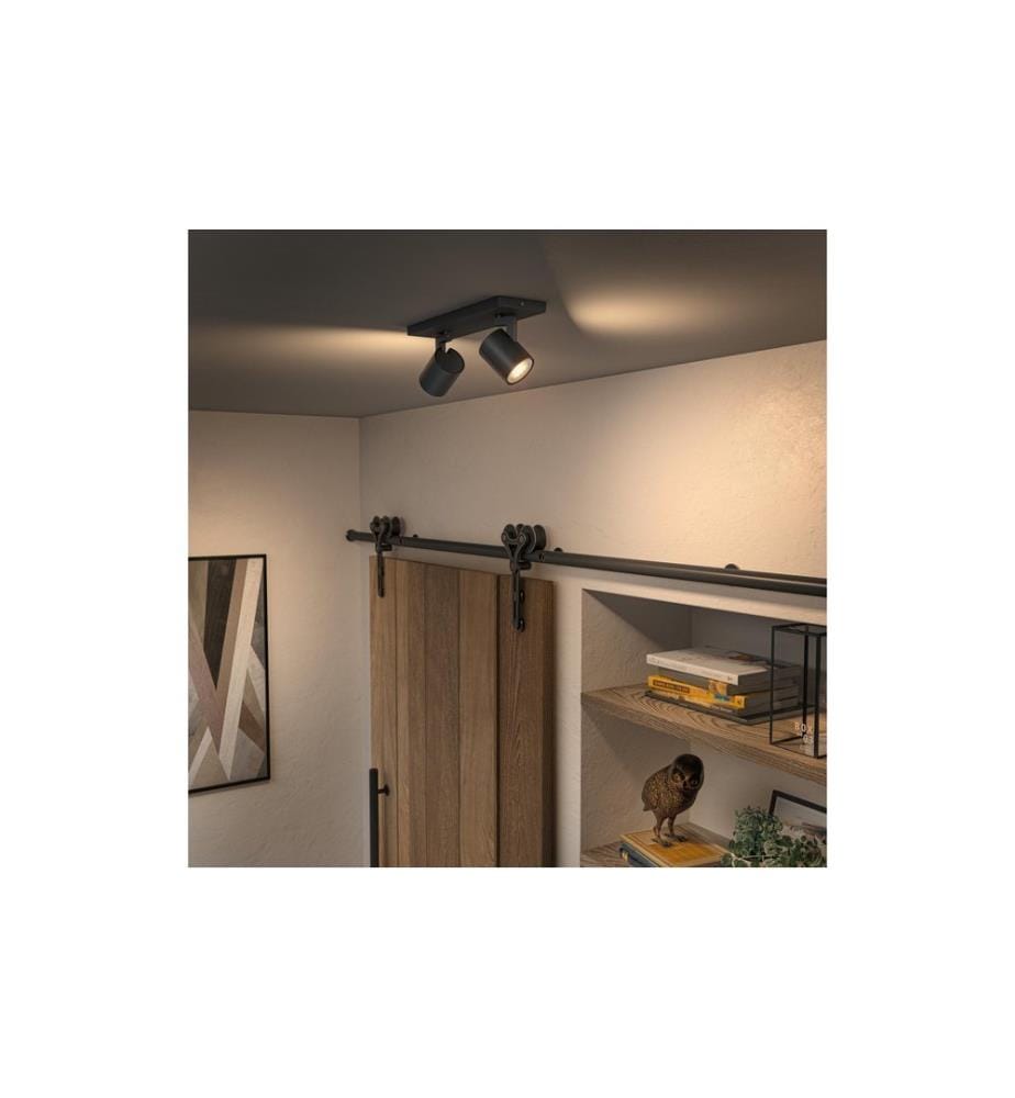 Philips Hue White Ambiance Runner Doppelspot Schwarz