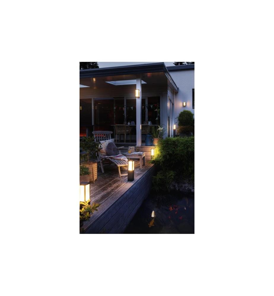 Philips Hue White & Color Ambiance Outdoor Impress Wegeleuchte Schwarz