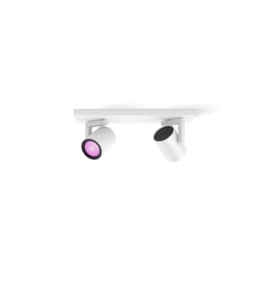 Philips Hue White & Color Ambiance Argenta 2er-Spot Weiss