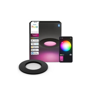 Philips Hue Deckenleuchte WCA Slim Recessed Light S Schwarz