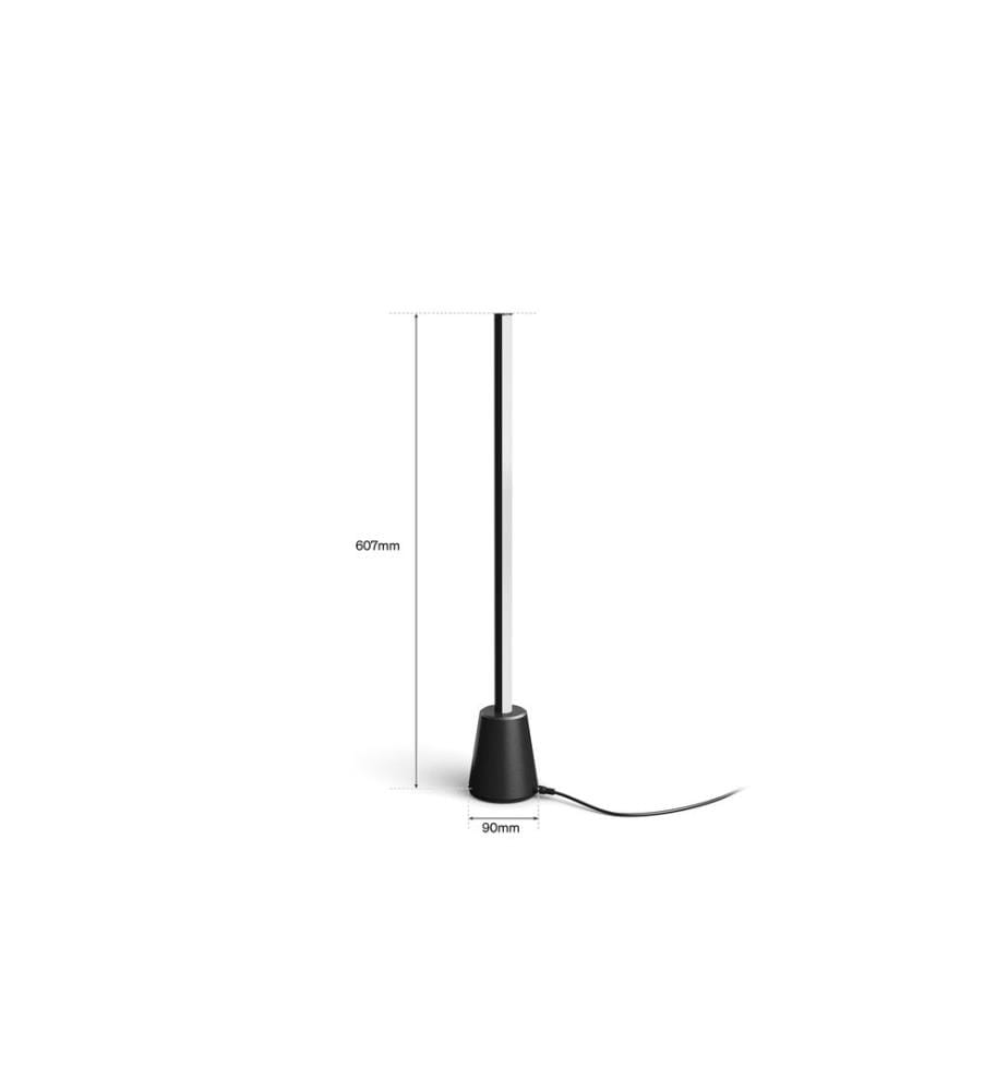 Philips Hue Stehleuchte Gradient Play Table 60 cm, schwarz, Kunststoff