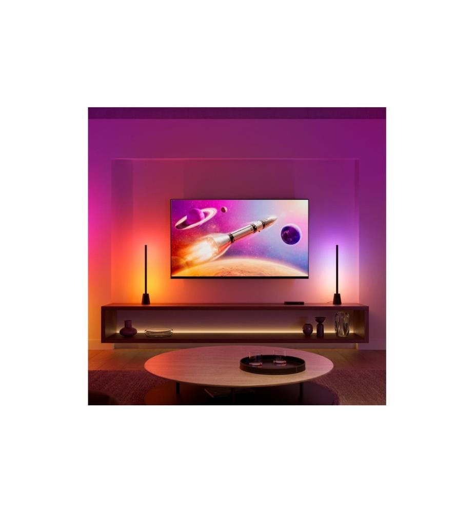 Philips Hue Stehleuchte Gradient Play Table 60 cm, schwarz, Kunststoff