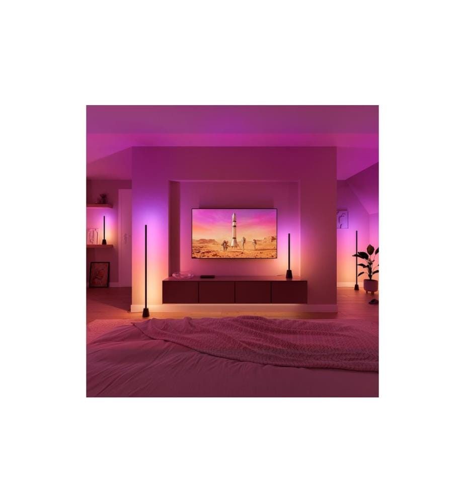 Philips Hue Stehleuchte Gradient Play Table 60 cm, schwarz, Kunststoff