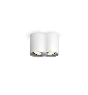 Philips Hue White Ambiance Pillar Doppelspot inkl. Dimmschalter Weiss