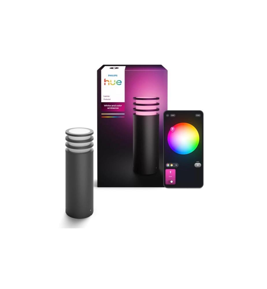 Philips Hue Gartenlicht Lucca 1100 lm Anthrazit