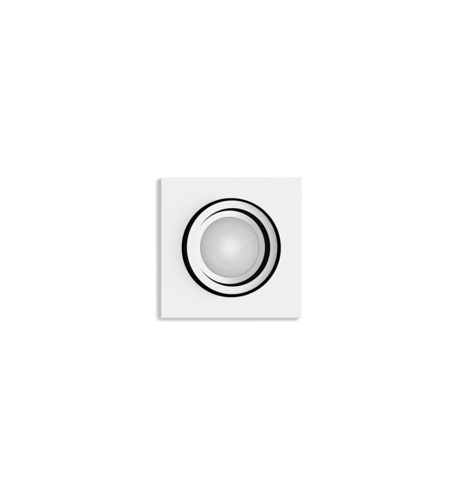 Philips Hue White & Color Ambiance Centura Einbauspot Eckig Weiss