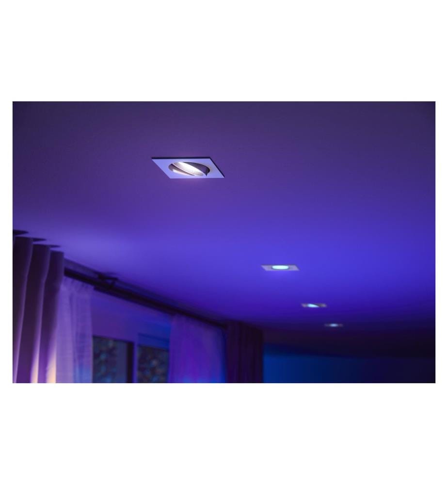 Philips Hue White & Color Ambiance Centura Einbauspot Eckig Weiss