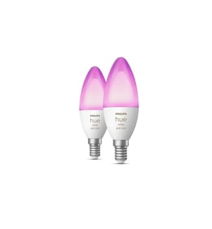 Philips Hue Hue WCA B39 E14 500 lm, 1000-20000 K, Doppelpack, EU