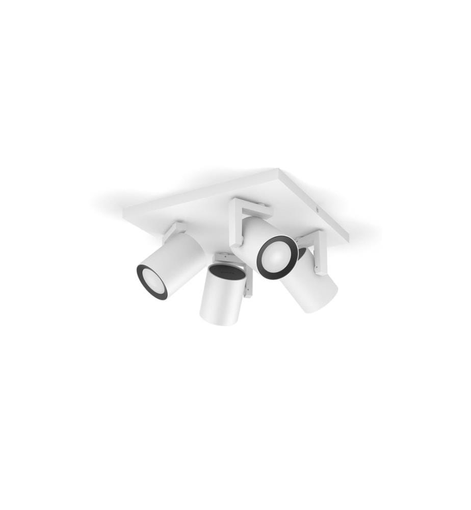 Philips Hue White & Color Ambiance Argenta 4er-Spot Weiss
