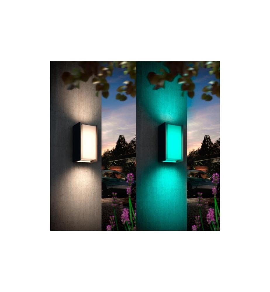 Philips Hue Wandleuchte Turaco 1100 lm Anthrazit
