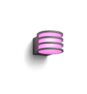 Philips Hue Wandleuchte Lucca RGBW 1100 lm Anthrazit