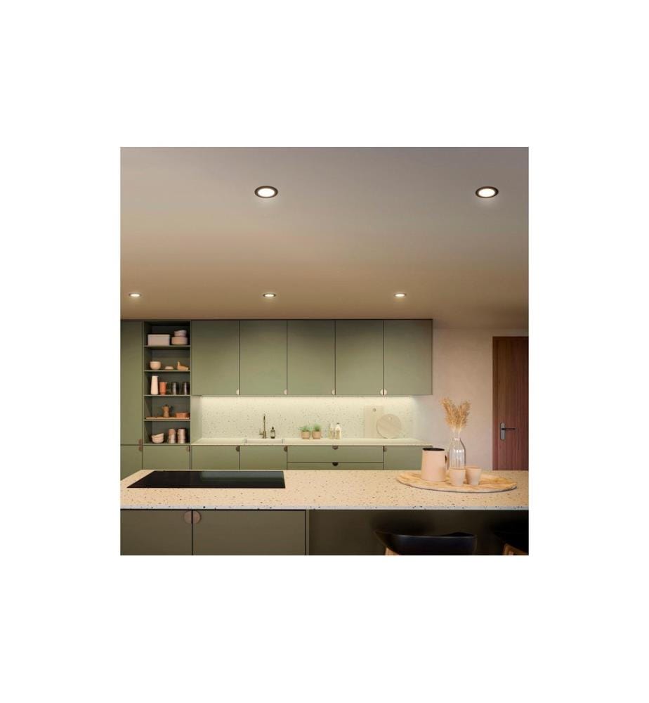 Philips Hue Deckenleuchte WCA Slim Recessed Light L Schwarz