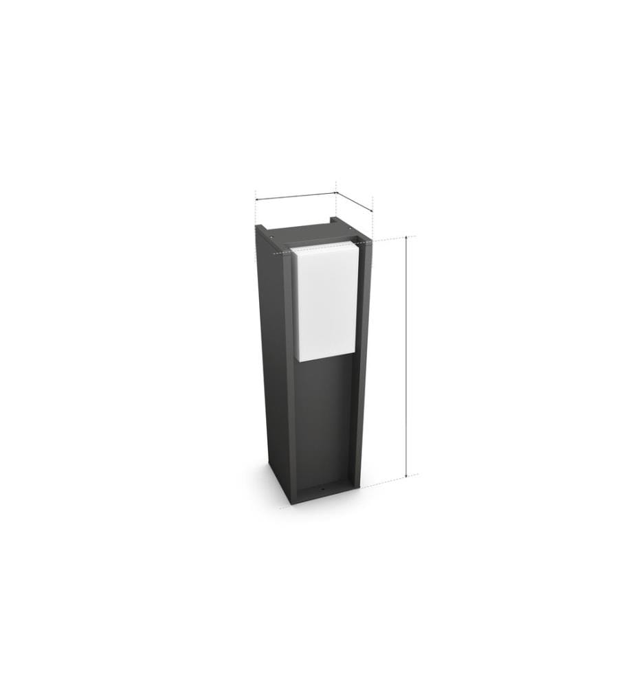 Philips Hue Gartenlicht Turaco 1100 lm Anthrazit