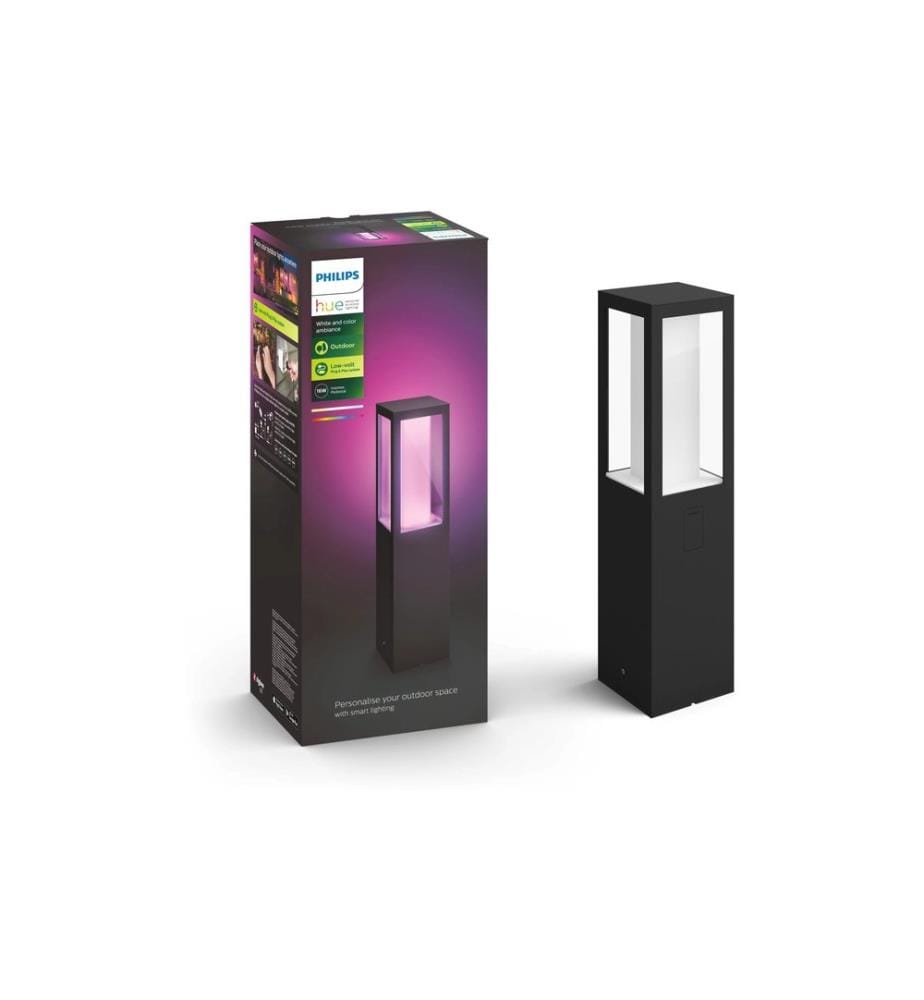 Philips Hue White & Color Ambiance Outdoor Impress Sockell. schwarz NV